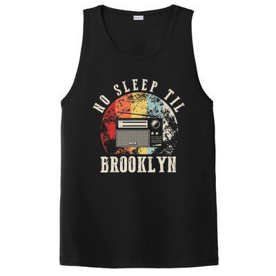 Retro No Sleep Til Brooklyn Old School Portable Stereo PosiCharge Competitor Tank