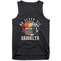 Retro No Sleep Til Brooklyn Old School Portable Stereo Tank Top