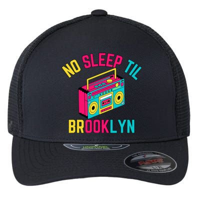 Retro No Sleep Til Brooklyn Flexfit Unipanel Trucker Cap