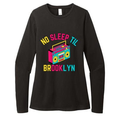 Retro No Sleep Til Brooklyn Womens CVC Long Sleeve Shirt