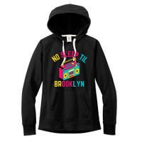 Retro No Sleep Til Brooklyn Women's Fleece Hoodie