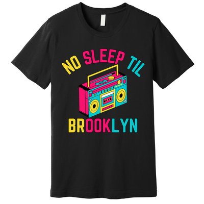 Retro No Sleep Til Brooklyn Premium T-Shirt