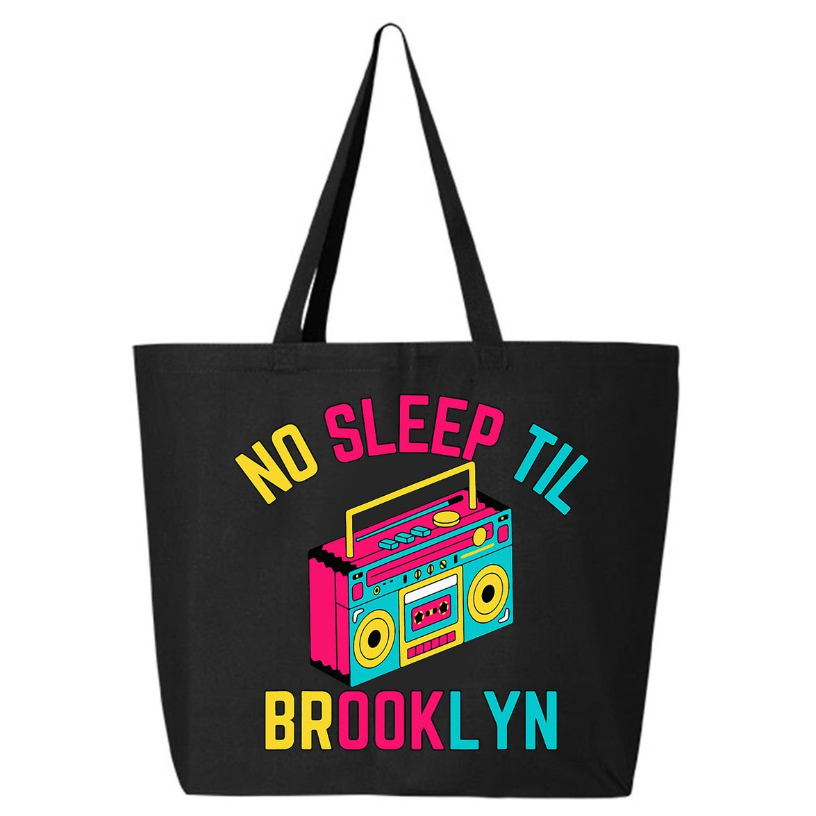 Retro No Sleep Til Brooklyn 25L Jumbo Tote