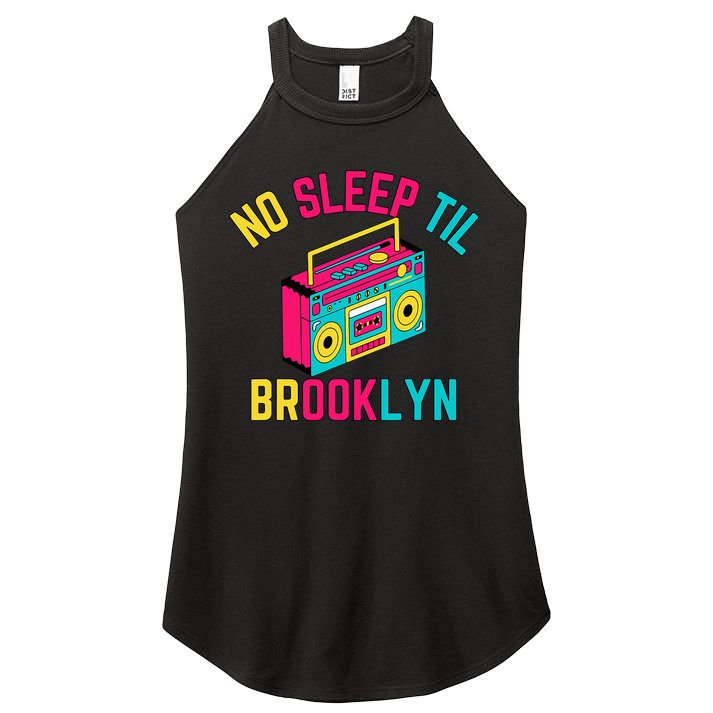 Retro No Sleep Til Brooklyn Women's Perfect Tri Rocker Tank