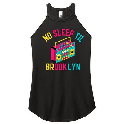 Retro No Sleep Til Brooklyn Women's Perfect Tri Rocker Tank