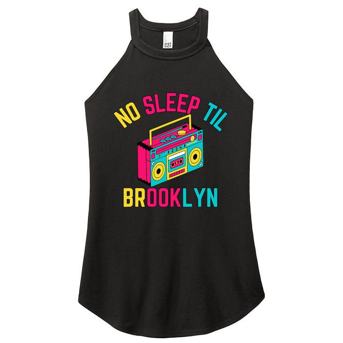 Retro No Sleep Til Brooklyn Women's Perfect Tri Rocker Tank