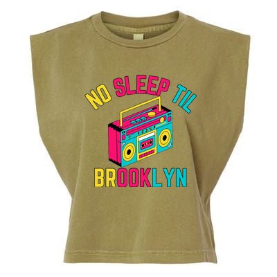 Retro No Sleep Til Brooklyn Garment-Dyed Women's Muscle Tee