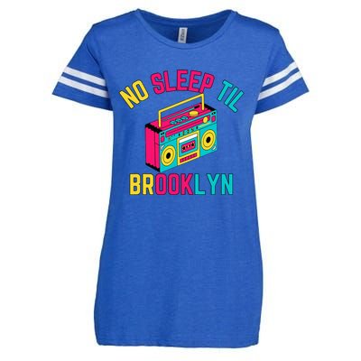 Retro No Sleep Til Brooklyn Enza Ladies Jersey Football T-Shirt