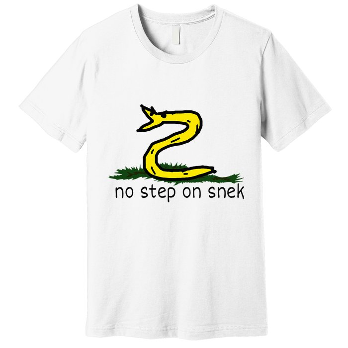 Retro No Step On S.N.E.K Funny Parody Meme Premium T-Shirt