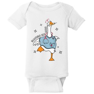 Registered Nurse Silly Goose Baby Bodysuit