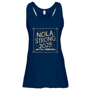 Remember Nola Strong 2025 Unity For New Orleans Culture Ladies Essential Flowy Tank