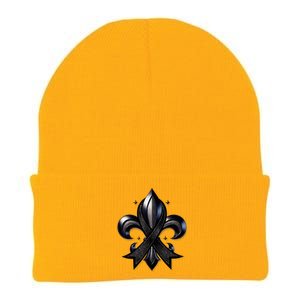 Remember Nola Strong Black Ribbon Support Louisiana Knit Cap Winter Beanie