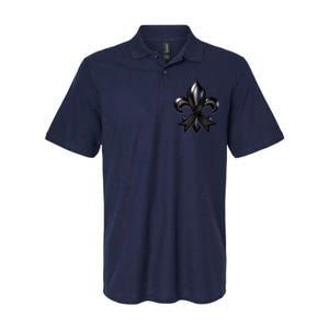 Remember Nola Strong Black Ribbon Support Louisiana Softstyle Adult Sport Polo