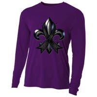 Remember Nola Strong Black Ribbon Support Louisiana Cooling Performance Long Sleeve Crew