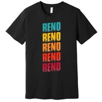 Reno Nevada Souvenir Retro Vintage Reno Premium T-Shirt