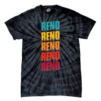 Reno Nevada Souvenir Retro Vintage Reno Tie-Dye T-Shirt