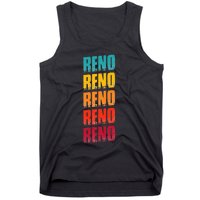 Reno Nevada Souvenir Retro Vintage Reno Tank Top