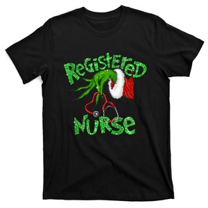 Registered Nurse Stethoscope Santa Elf Christmas Xmas Pajama T-Shirt