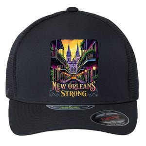 Remember Nola Strong 2025 Unity For New Orleans Culture Flexfit Unipanel Trucker Cap