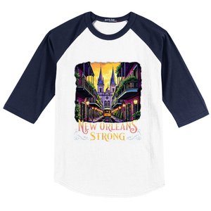 Remember Nola Strong 2025 Unity For New Orleans Culture Baseball Sleeve Shirt