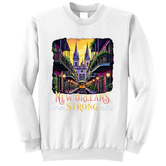 Remember Nola Strong 2025 Unity For New Orleans Culture Sweatshirt