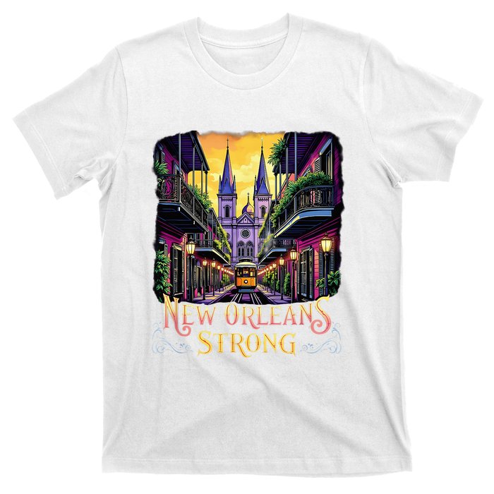 Remember Nola Strong 2025 Unity For New Orleans Culture T-Shirt