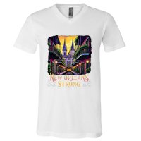 Remember Nola Strong 2025 Unity For New Orleans Culture V-Neck T-Shirt