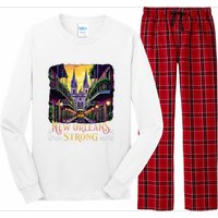 Remember Nola Strong 2025 Unity For New Orleans Culture Long Sleeve Pajama Set