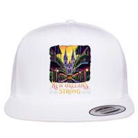 Remember Nola Strong 2025 Unity For New Orleans Culture Flat Bill Trucker Hat