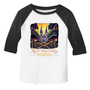 Remember Nola Strong 2025 Unity For New Orleans Culture Toddler Fine Jersey T-Shirt