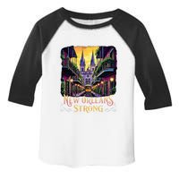 Remember Nola Strong 2025 Unity For New Orleans Culture Toddler Fine Jersey T-Shirt