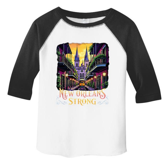 Remember Nola Strong 2025 Unity For New Orleans Culture Toddler Fine Jersey T-Shirt