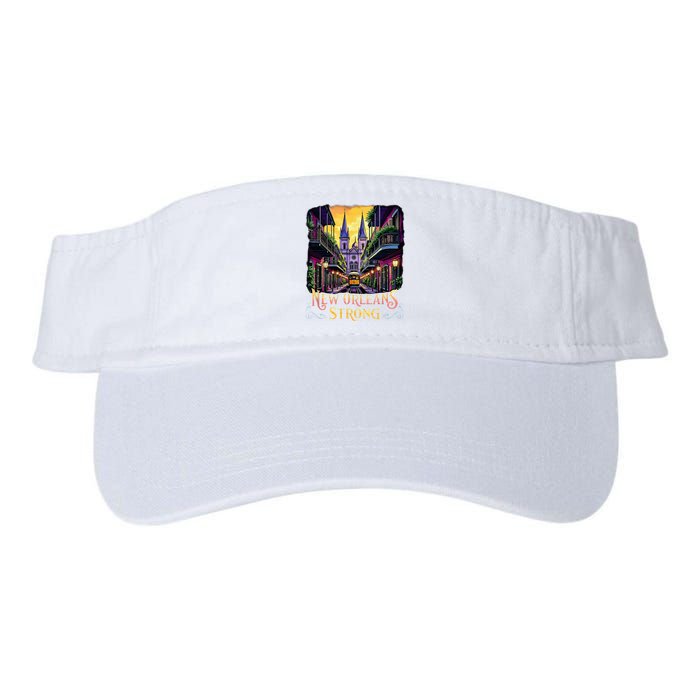 Remember Nola Strong 2025 Unity For New Orleans Culture Valucap Bio-Washed Visor