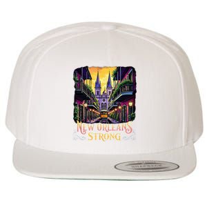 Remember Nola Strong 2025 Unity For New Orleans Culture Wool Snapback Cap