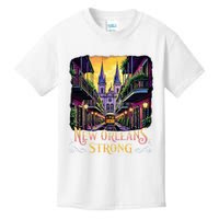 Remember Nola Strong 2025 Unity For New Orleans Culture Kids T-Shirt