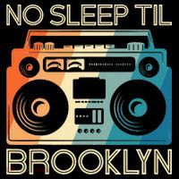 Retro No Sleep Til Brooklyn Old School Portable Stereo Drawstring Bag