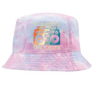 Retro No Sleep Til Brooklyn Old School Portable Stereo Tie-Dyed Bucket Hat