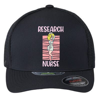 Research Nurse Sexy Attractive Nursing Funny Gift Flexfit Unipanel Trucker Cap