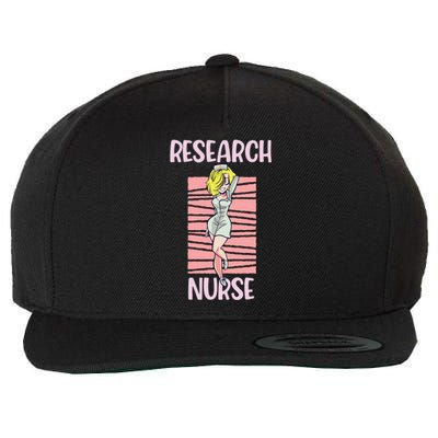 Research Nurse Sexy Attractive Nursing Funny Gift Wool Snapback Cap