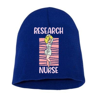 Research Nurse Sexy Attractive Nursing Funny Gift Short Acrylic Beanie