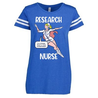 Research Nurse Superhero Nursing Cool Gift Enza Ladies Jersey Football T-Shirt