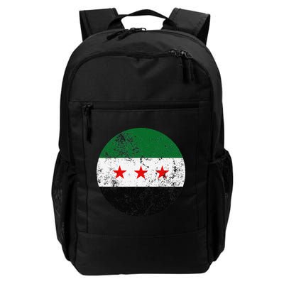 Retro New Syrian Flag Free Syria Freedom Backpack