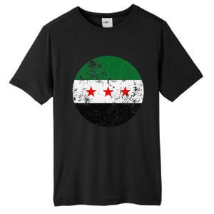 Retro New Syrian Flag Free Syria Freedom Tall Fusion ChromaSoft Performance T-Shirt