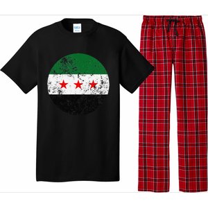 Retro New Syrian Flag Free Syria Freedom Pajama Set