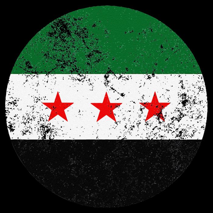 Retro New Syrian Flag Free Syria Freedom Premium T-Shirt