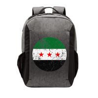 Retro New Syrian Flag Free Syria Freedom Vector Backpack