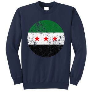 Retro New Syrian Flag Free Syria Freedom Sweatshirt