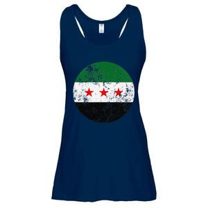 Retro New Syrian Flag Free Syria Freedom Ladies Essential Flowy Tank