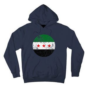 Retro New Syrian Flag Free Syria Freedom Tall Hoodie