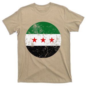 Retro New Syrian Flag Free Syria Freedom T-Shirt